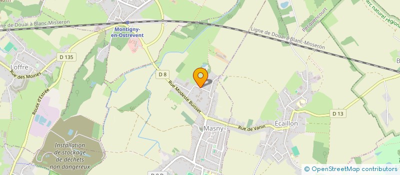 localisation de l'entreprise DU GRAND PRE  MASNY