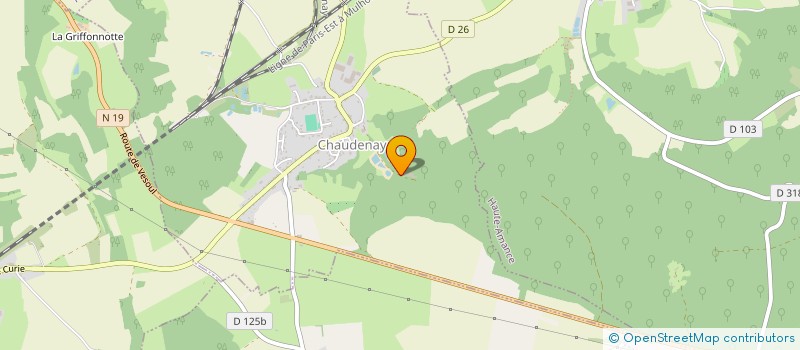 localisation de l'entreprise DU GRAND SAPIN à CHAUDENAY