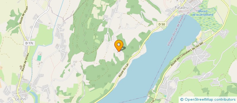 localisation de l'entreprise DU GRAND TILLEUL  VILLAGES DU LAC DE PALADRU