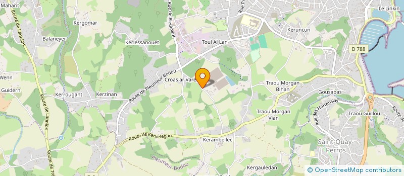 localisation de l'entreprise DU GRANIT ROSE  PERROS-GUIREC