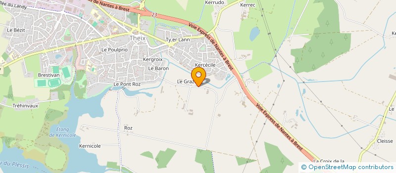 localisation de l'entreprise DU GRAZO  THEIX-NOYALO