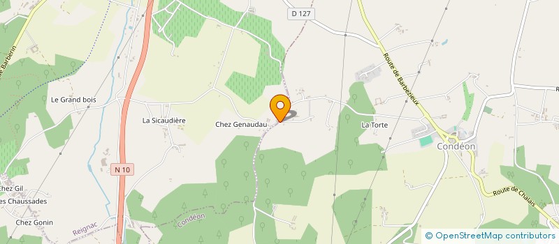 localisation de l'entreprise DU GRENADIER  CONDEON