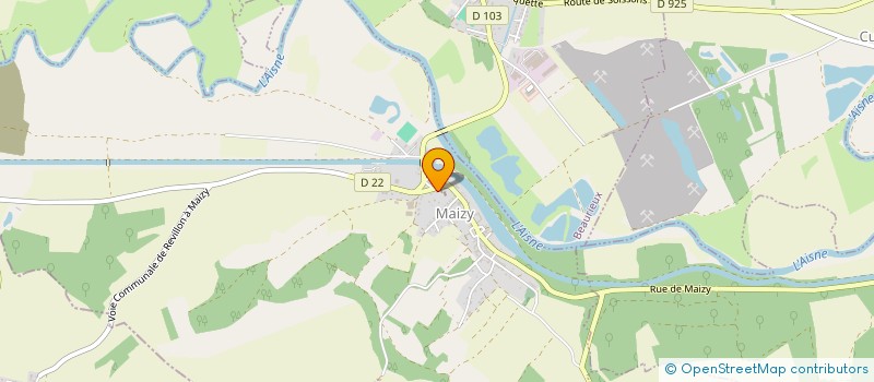 localisation de l'entreprise DU GRENIER VBL  MAIZY