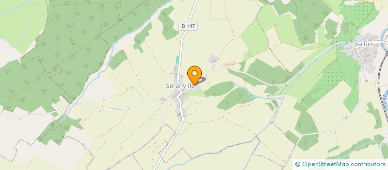 localisation de l'entreprise DU GRES ROSE  SERANVILLE