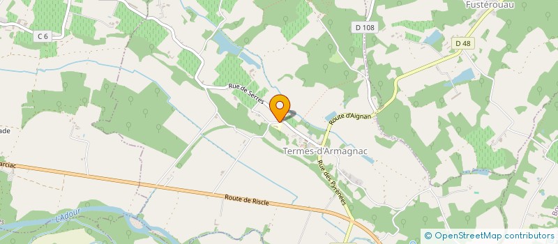 localisation de l'entreprise DU GRILLON à TERMES-D'ARMAGNAC