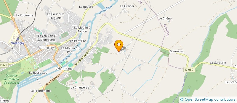 localisation de l'entreprise DU GROS CHENE à VICQ-SUR-NAHON
