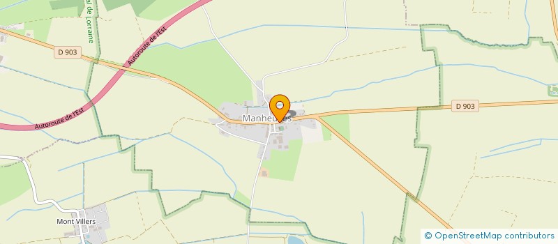 localisation de l'entreprise DU GUE à MANHEULLES