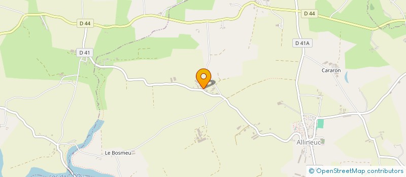 localisation de l'entreprise DU GUERNY  ALLINEUC