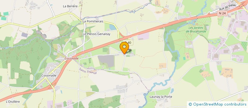 localisation de l'entreprise DU GUESCLIN  CHAVAGNE