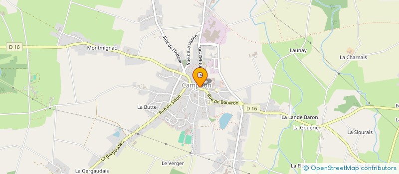 localisation de l'entreprise DU GUETARD à CAMPBON