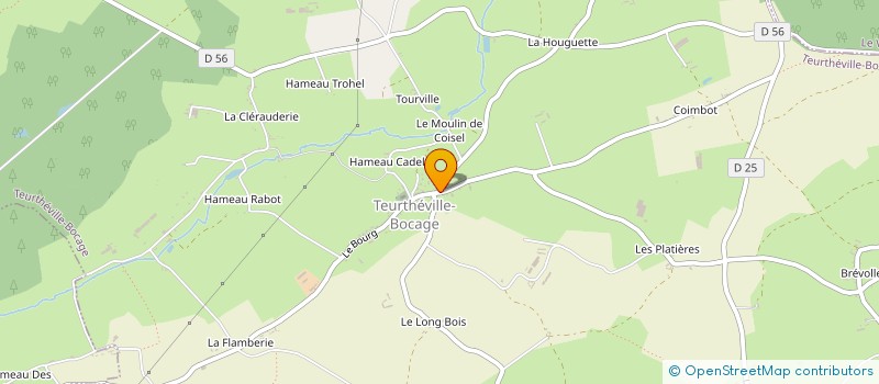 localisation de l'entreprise DU GUIDON  TEURTHEVILLE-BOCAGE