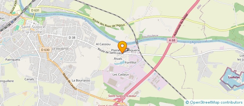 localisation de l'entreprise DU GUIDON AU CRAYON à SAINT-SULPICE-LA-POINTE