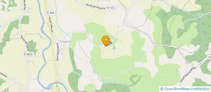 localisation de l'entreprise DU HAMEAU  CHARRE