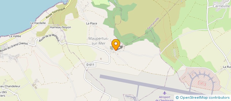 localisation de l'entreprise DU HAMEAU DE HAUT à MAUPERTUS-SUR-MER