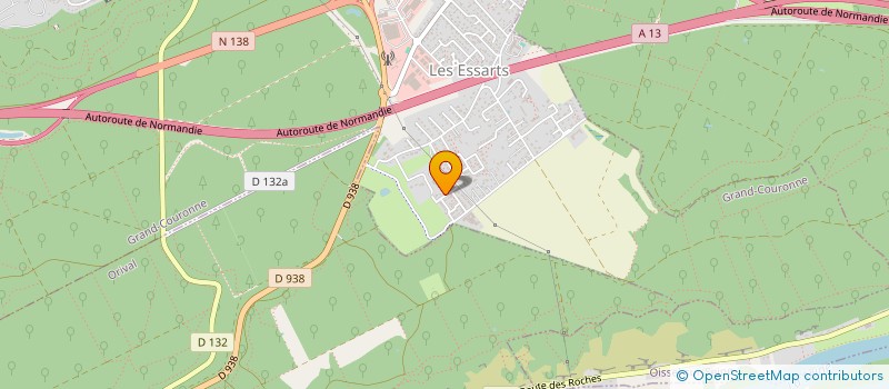 localisation de l'entreprise DU HAMEAU DES ESSARTS  GRAND-COURONNE