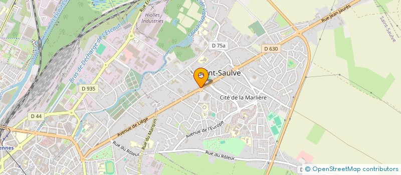 localisation de l'entreprise DU HAMOIR  SAINT-SAULVE