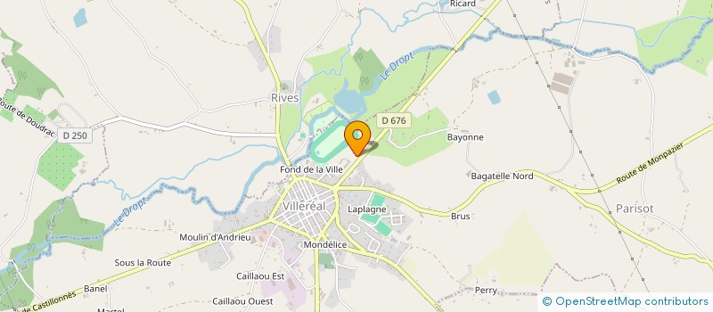 localisation de l'entreprise DU HARAS DE VILLEREAL  VILLEREAL