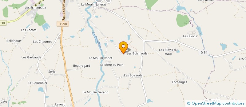 localisation de l'entreprise DU HARAS DES FORGES à CLUIS