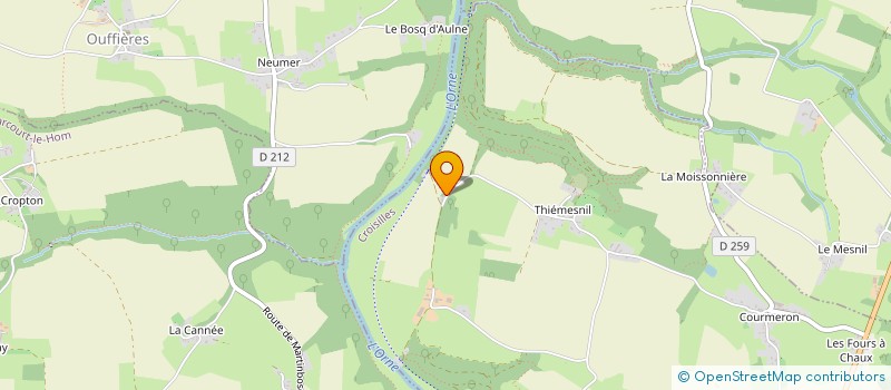 localisation de l'entreprise DU HAUT BREUIL à CROISILLES