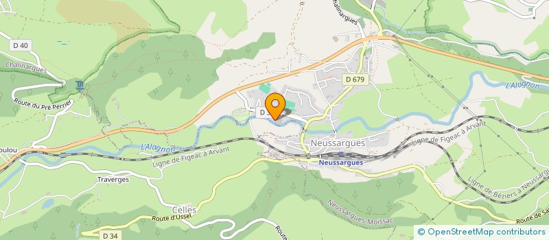 localisation de l'entreprise DU HAUT DU CANTAL à NEUSSARGUES EN PINATELLE