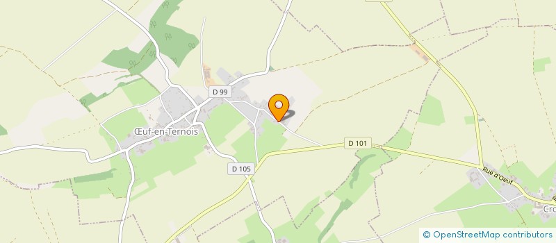 localisation de l'entreprise DU HAUT DU RIETZ à ŒUF-EN-TERNOIS
