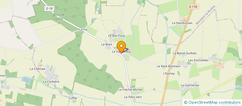 localisation de l'entreprise DU HAUT FOUY à LA MEILLERAYE-DE-BRETAGNE