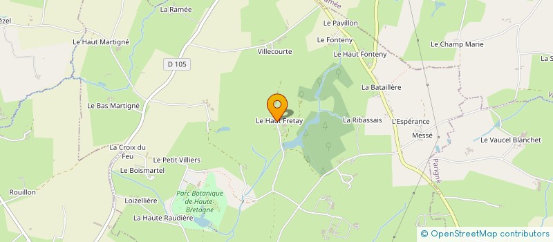 localisation de l'entreprise DU HAUT FRETAY à LE CHATELLIER