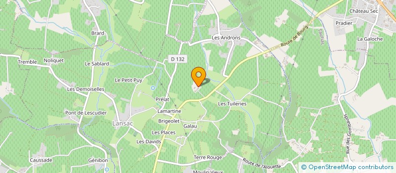 localisation de l'entreprise DU HAUT LIBRAN  LANSAC