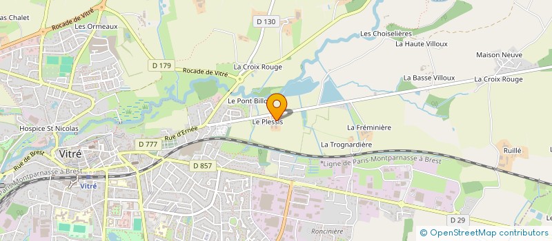 localisation de l'entreprise DU HAUT PLESSIS à MONTREUIL-SOUS-PEROUSE
