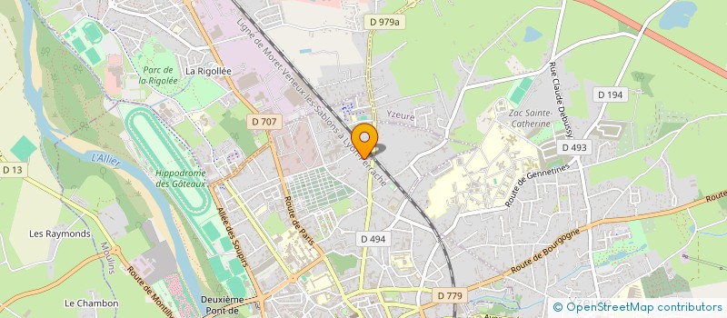 localisation de l'entreprise DU HERISSON à MOULINS
