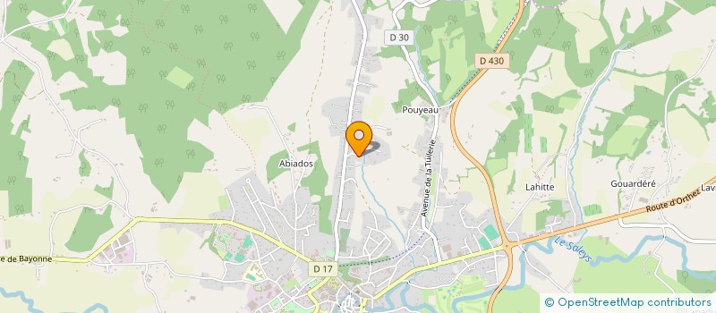 localisation de l'entreprise DU HERRE  SALIES-DE-BEARN