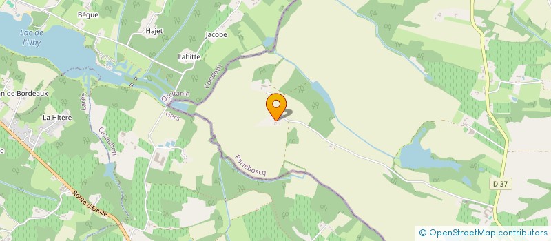 localisation de l'entreprise DU HERS  PARLEBOSCQ