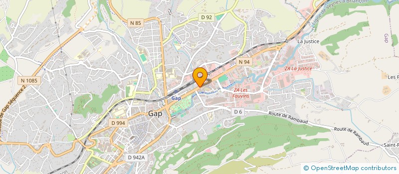 localisation de l'entreprise DU HETRE  GAP