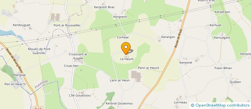 localisation de l'entreprise DU HEUN à PLABENNEC