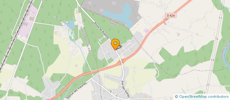 localisation de l'entreprise DU HOUN  TETHIEU