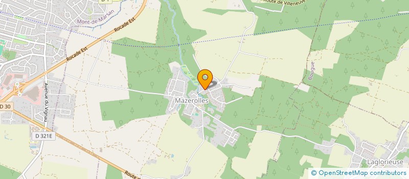 localisation de l'entreprise DU HOURTE  MAZEROLLES