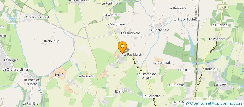 localisation de l'entreprise DU HOUSSIN  SUCE-SUR-ERDRE