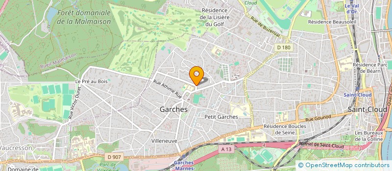 localisation de l'entreprise DU JAMAIS VU à GARCHES