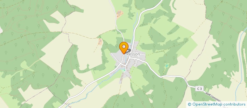 localisation de l'entreprise DU JARD à RESSON