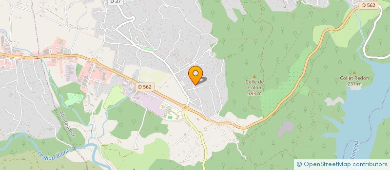 localisation de l'entreprise DU JARDIN A LA MAISON  MONTAUROUX