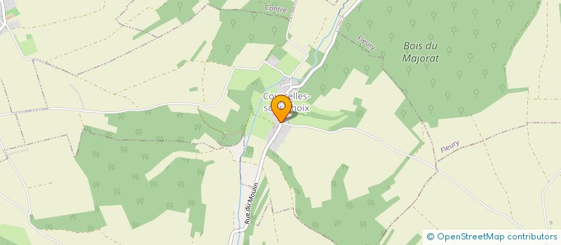 localisation de l'entreprise DU JARDIN A LA MAISON  COURCELLES-SOUS-THOIX