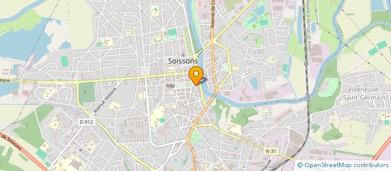 localisation de l'entreprise DU JARDIN DES ABBESSES à SOISSONS