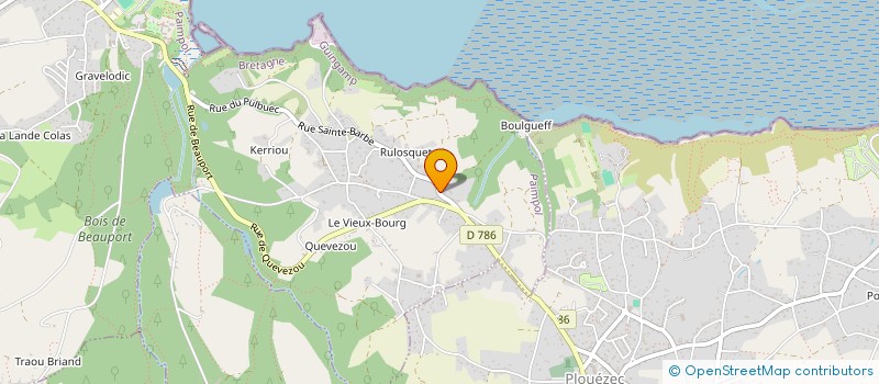 localisation de l'entreprise DU JEUDI SOIR  PAIMPOL