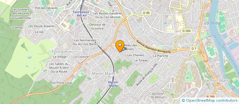 localisation de l'entreprise DU JOSAS HK  SAINT-GERMAIN-EN-LAYE