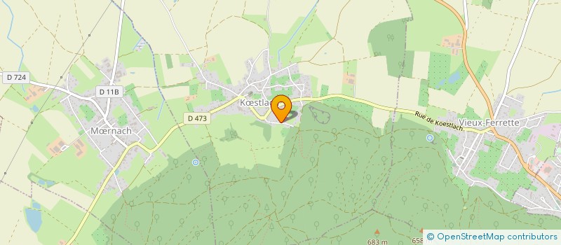 localisation de l'entreprise DU KASTELBERG  KSTLACH