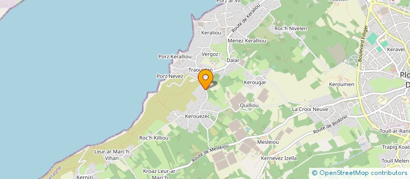 localisation de l'entreprise DU KOZ FORN  PLOUGASTEL-DAOULAS