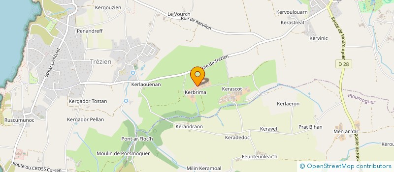 localisation de l'entreprise DU KRUGUEL à PLOUARZEL
