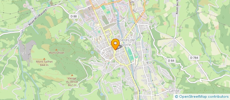 localisation de l'entreprise DU-LA  BAGNERES-DE-BIGORRE