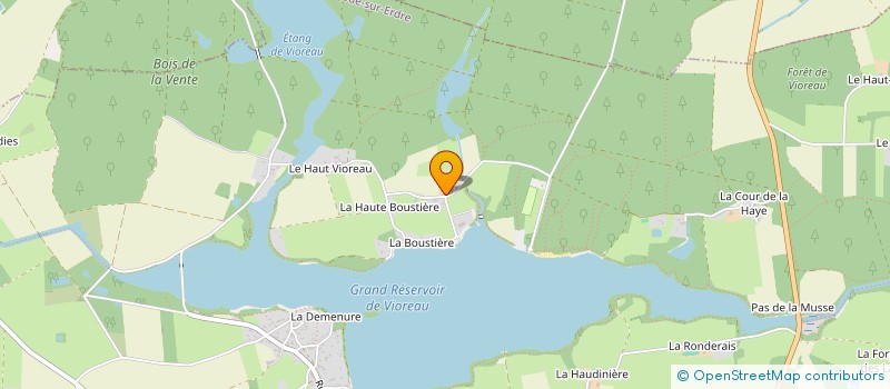 localisation de l'entreprise DU LAC à JOUE-SUR-ERDRE