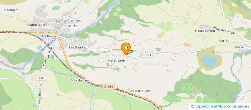 localisation de l'entreprise DU LAC à LA ROCHE-DES-ARNAUDS